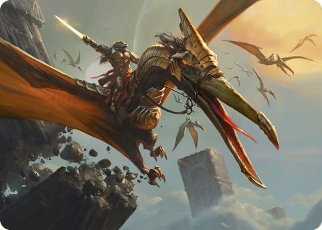 Skyhunter Strike Force Art Card [Phyrexia: All Will Be One Art Series] | Local Legends