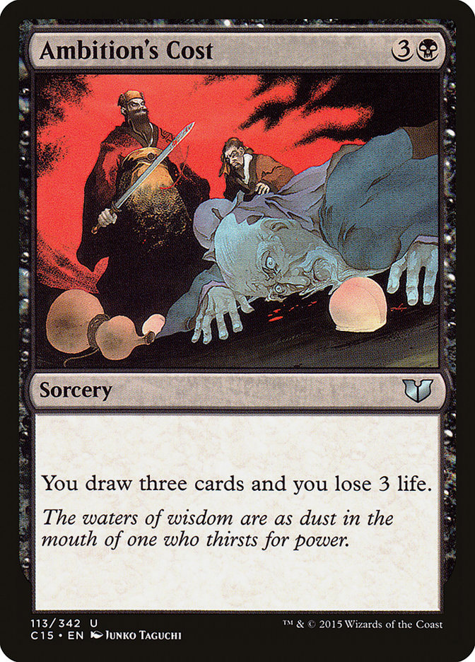 Ambition's Cost [Commander 2015] | Local Legends