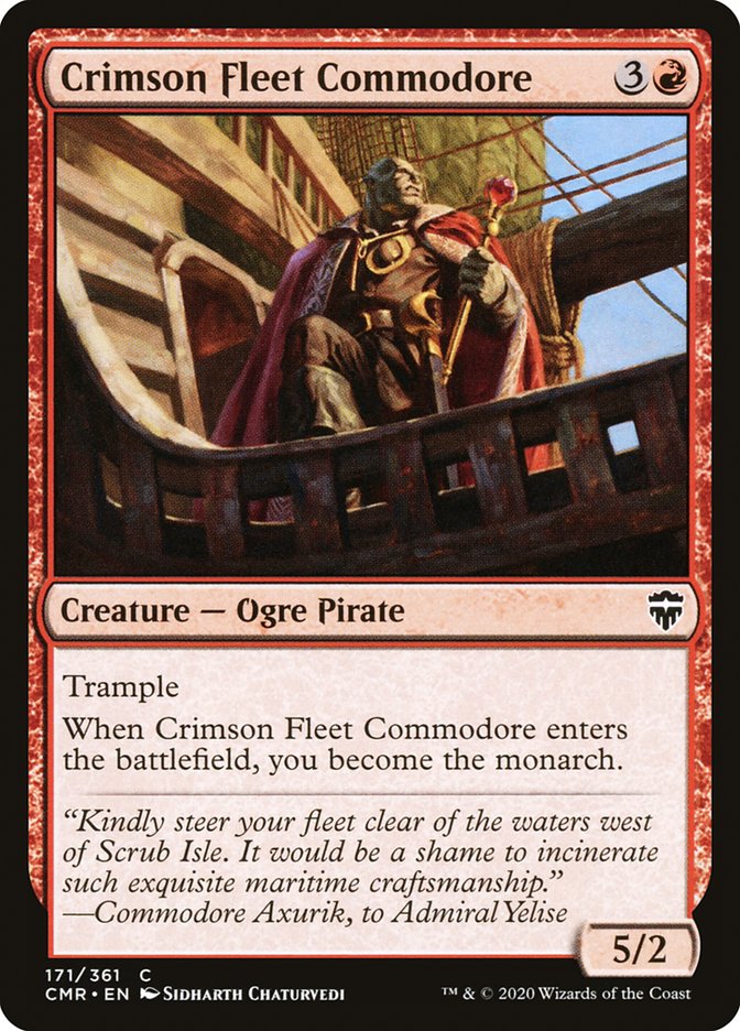 Crimson Fleet Commodore [Commander Legends] | Golgari Games