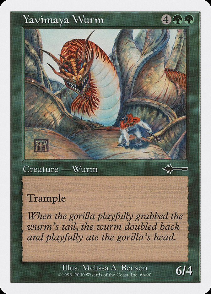 Yavimaya Wurm [Beatdown] | Golgari Games