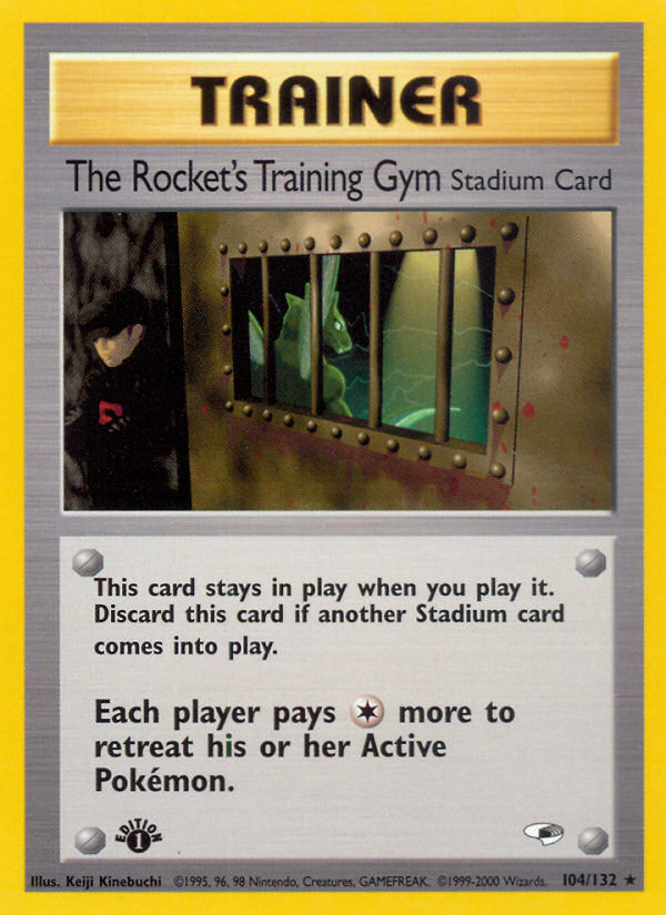 The Rocket's Training Gym (104/132) [Gym Heroes 1st Edition] | Golgari Games