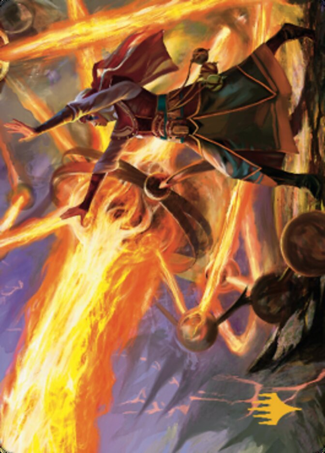 Ghitu Amplifier Art Card (Gold-Stamped Signature) [Dominaria United Art Series] | Local Legends