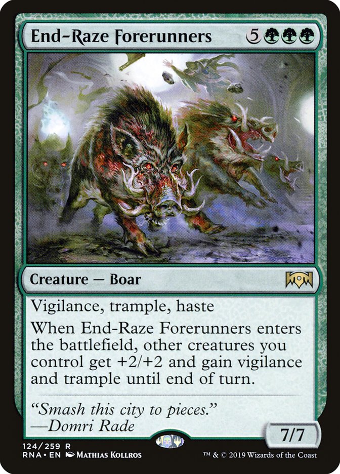 End-Raze Forerunners [Ravnica Allegiance] | Golgari Games