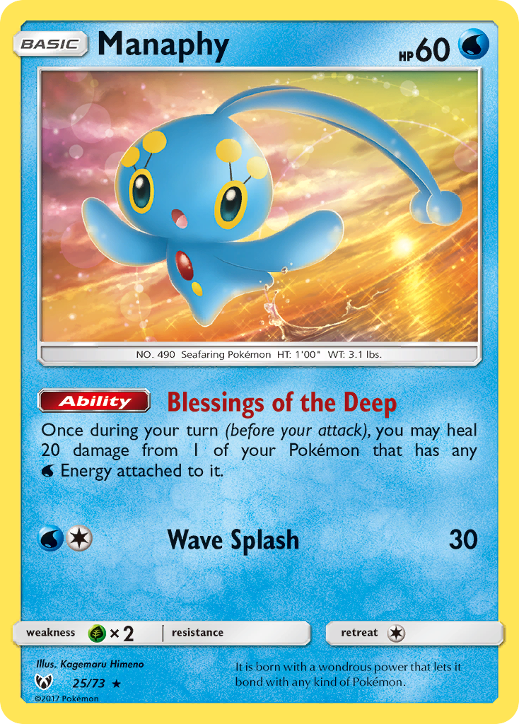 Manaphy (25/73) [Sun & Moon: Shining Legends] | Golgari Games