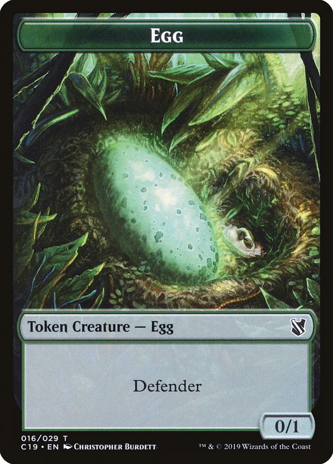 Eldrazi // Egg Double-sided Token [Commander 2019 Tokens] | Golgari Games