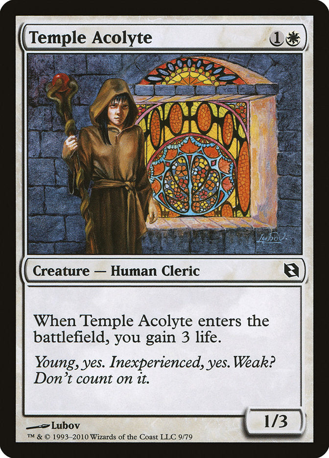 Temple Acolyte [Duel Decks: Elspeth vs. Tezzeret] | Local Legends