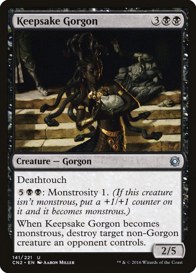 Keepsake Gorgon [Conspiracy: Take the Crown] | Golgari Games