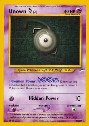 Unown [Z] (60/105) [Neo Destiny Unlimited] | Golgari Games