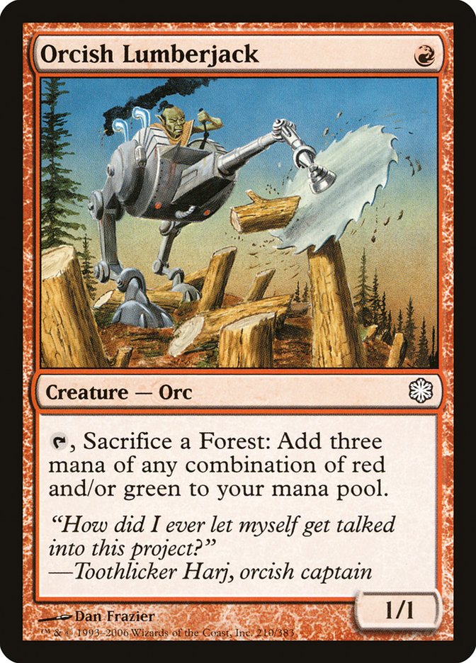 Orcish Lumberjack [Coldsnap Theme Decks] | Local Legends