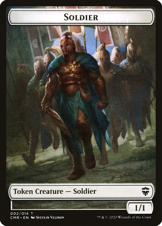 Rock // Soldier Token [Commander Legends Tokens] | Local Legends