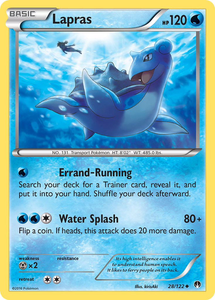 Lapras (28/122) [XY: BREAKpoint] | Golgari Games