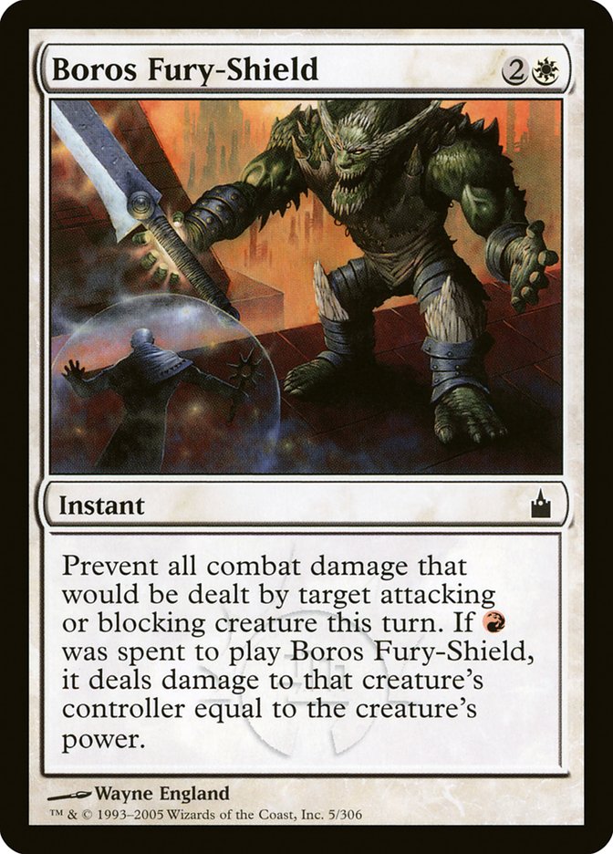 Boros Fury-Shield [Ravnica: City of Guilds] | Local Legends