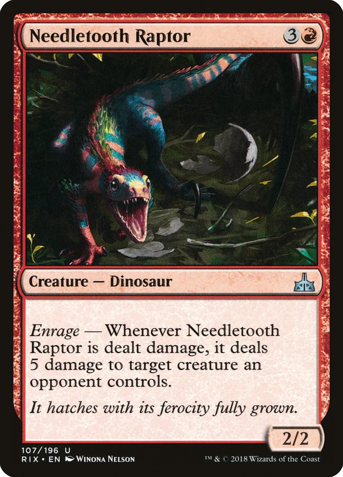 Needletooth Raptor [Rivals of Ixalan] | Local Legends