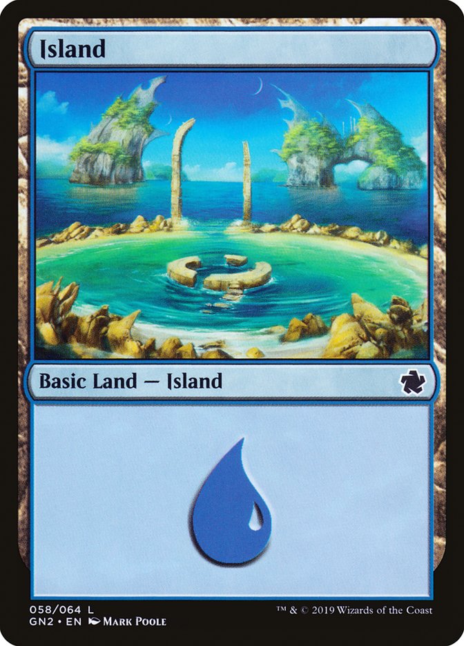 Island (58) [Game Night 2019] | Golgari Games