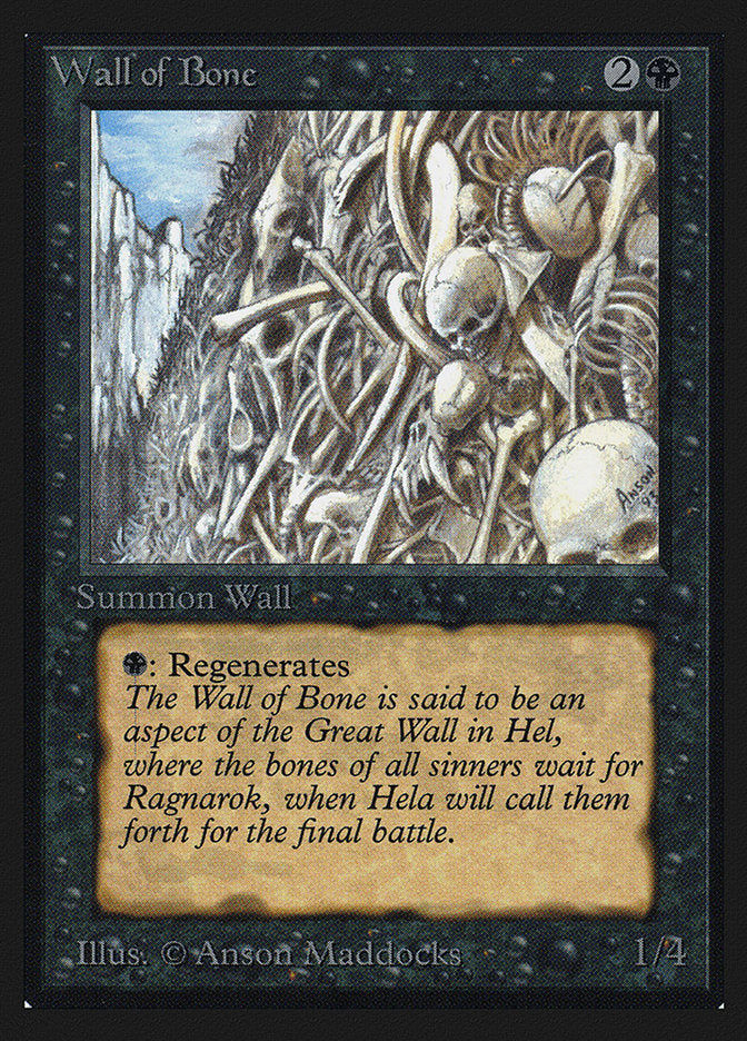 Wall of Bone [International Collectors' Edition] | Golgari Games