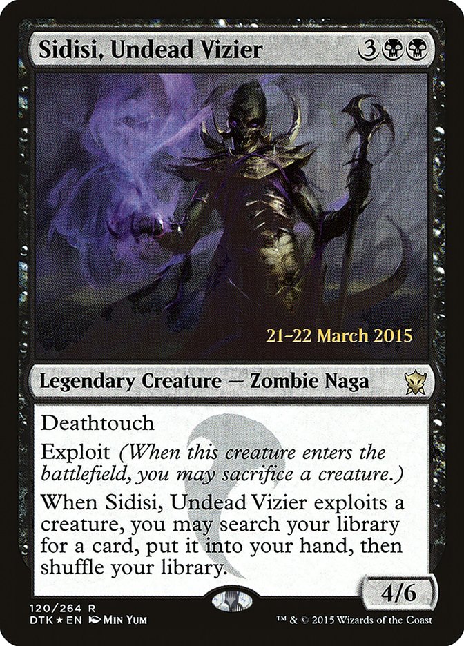 Sidisi, Undead Vizier [Dragons of Tarkir Prerelease Promos] | Golgari Games