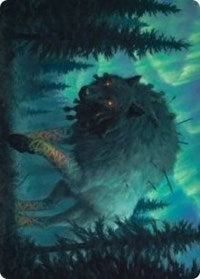 Sarulf, Realm Eater Art Card [Kaldheim Art Series] | Local Legends
