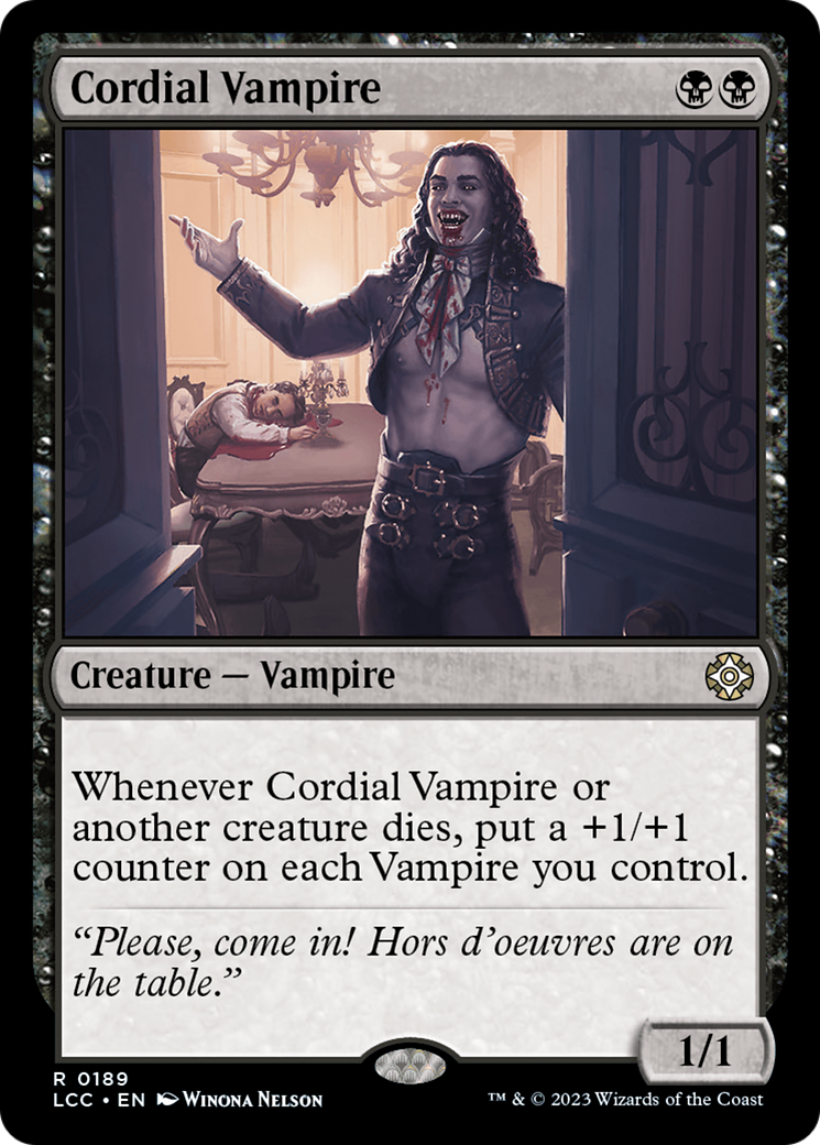 Cordial Vampire [The Lost Caverns of Ixalan Commander] | Local Legends