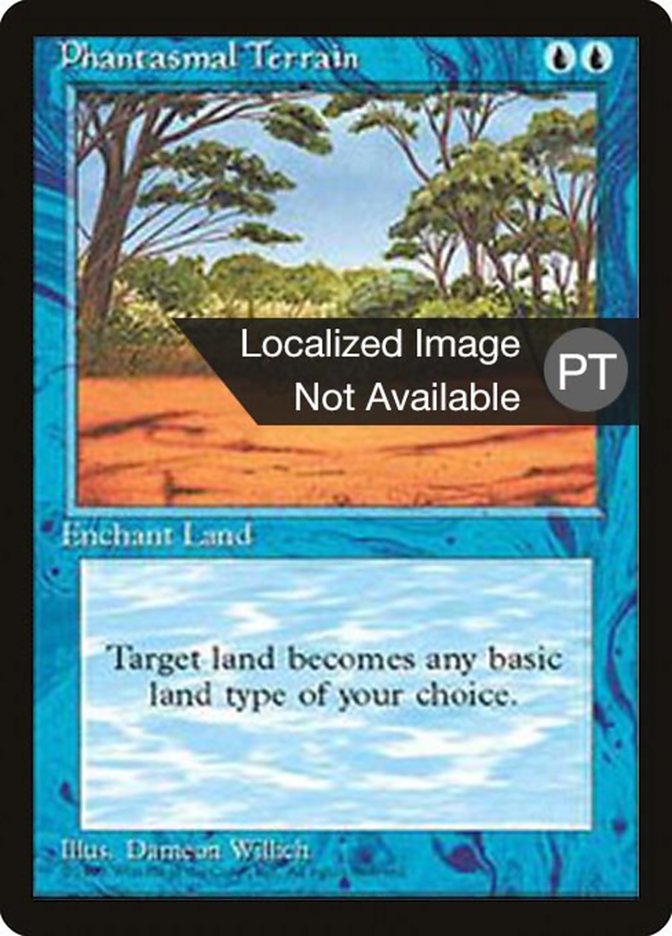 Phantasmal Terrain [Fourth Edition (Foreign Black Border)] | Local Legends