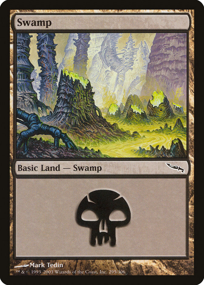 Swamp (295) [Mirrodin] | Local Legends