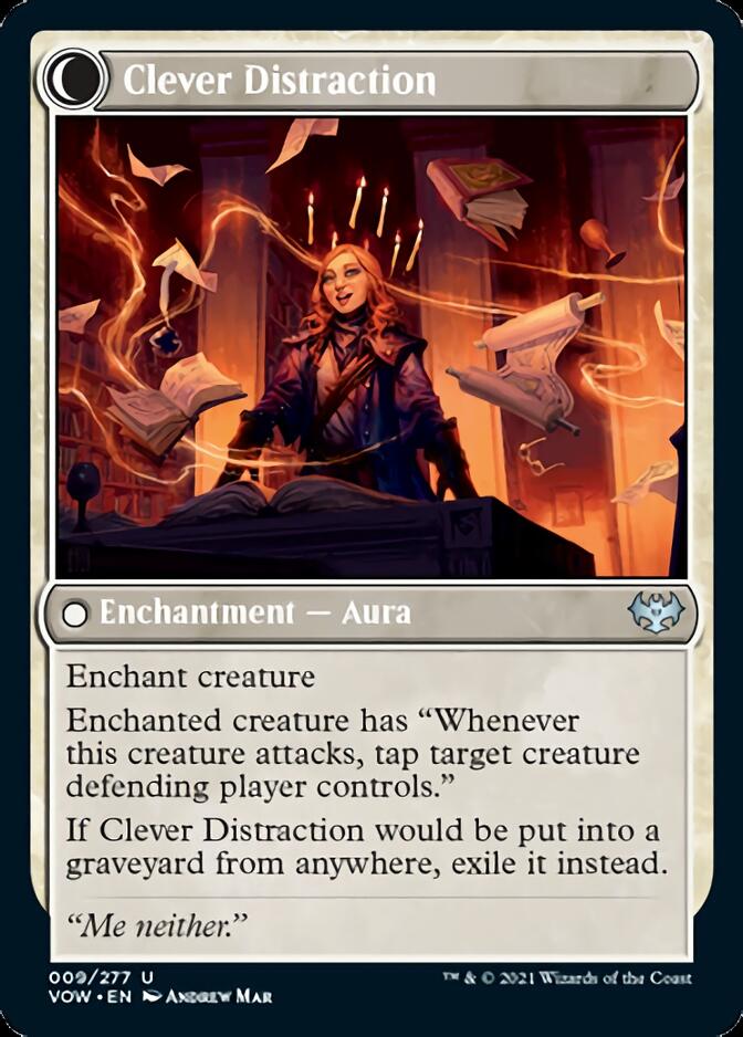 Distracting Geist // Clever Distraction [Innistrad: Crimson Vow] | Golgari Games