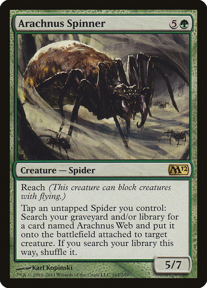 Arachnus Spinner [Magic 2012] | Golgari Games