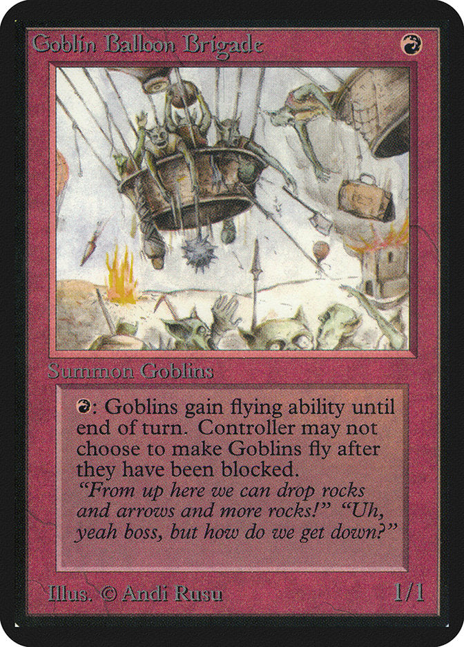 Goblin Balloon Brigade [Alpha Edition] | Golgari Games