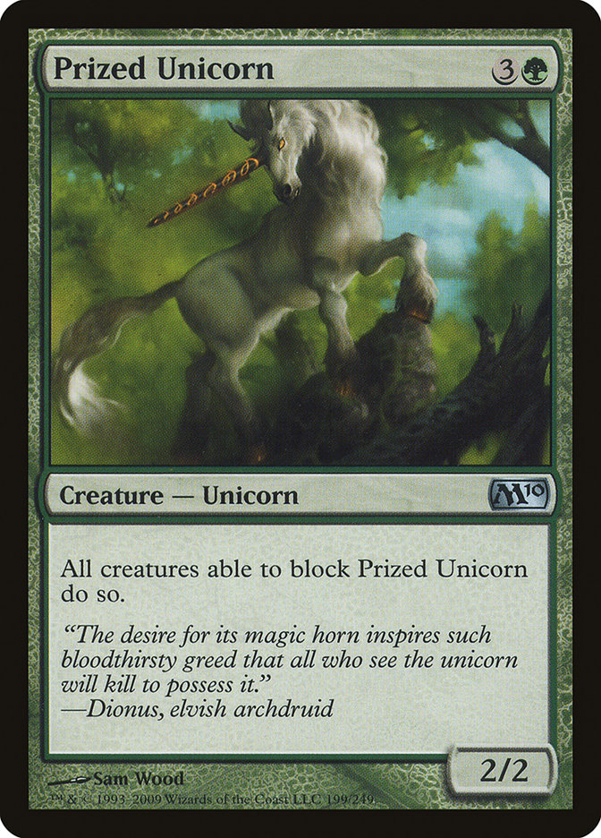 Prized Unicorn [Magic 2010] | Golgari Games