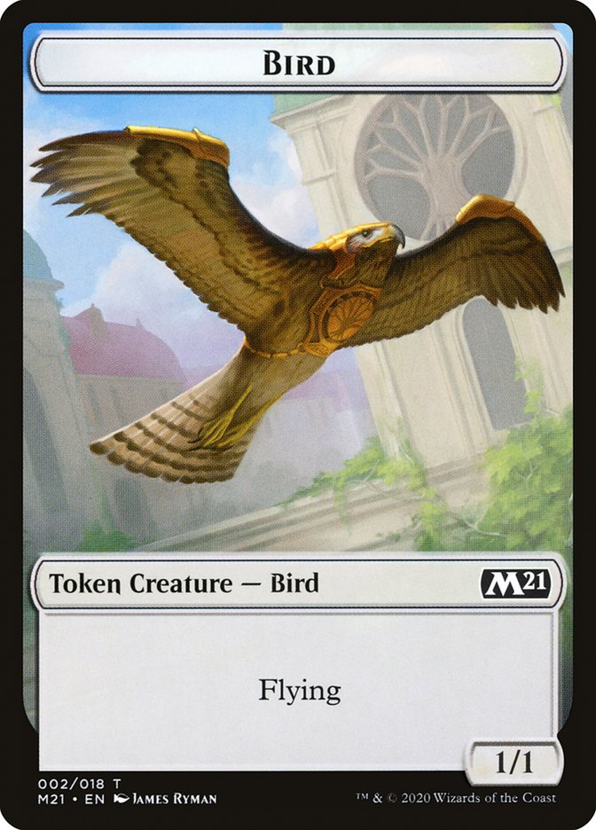 Bird Token [Core Set 2021 Tokens] | Golgari Games