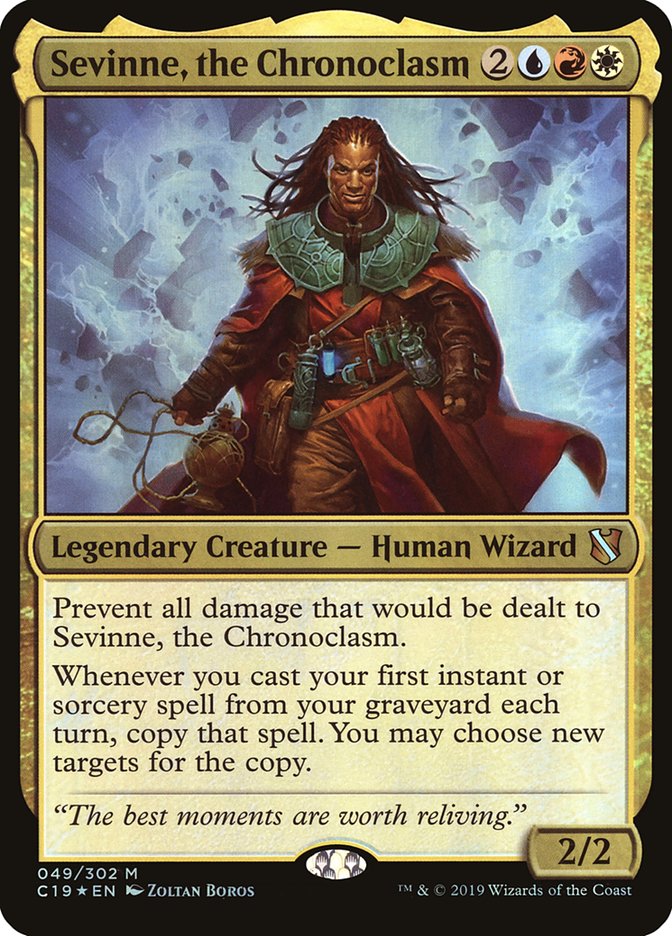 Sevinne, the Chronoclasm (Oversized) [Commander 2019 Oversized] | Golgari Games