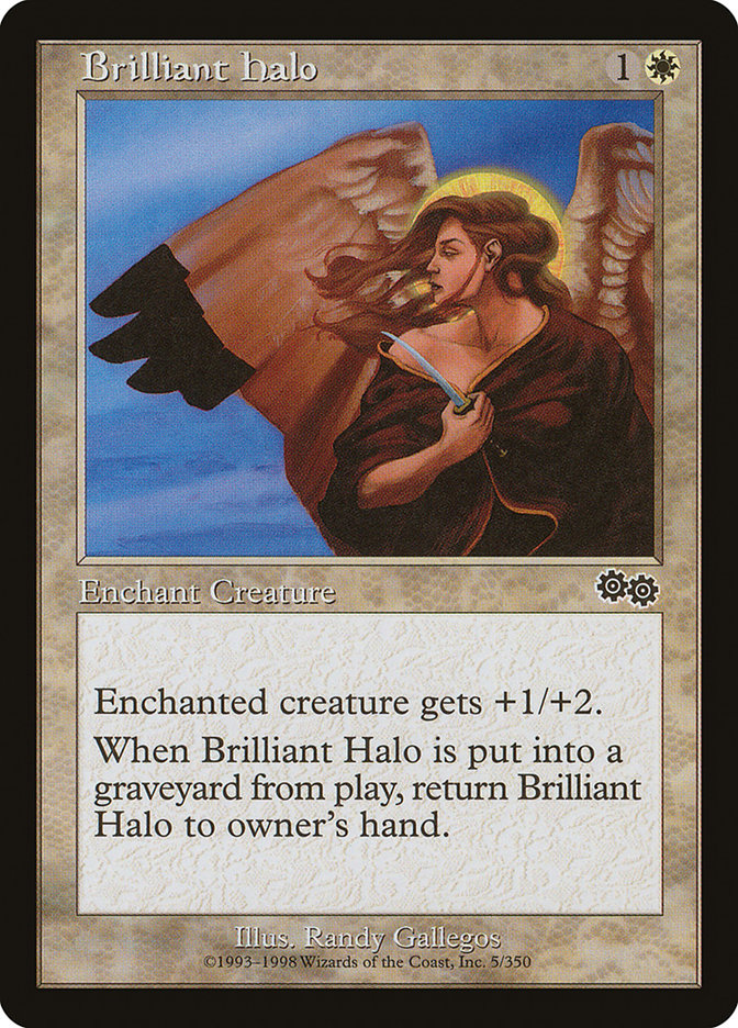 Brilliant Halo [Urza's Saga] | Golgari Games