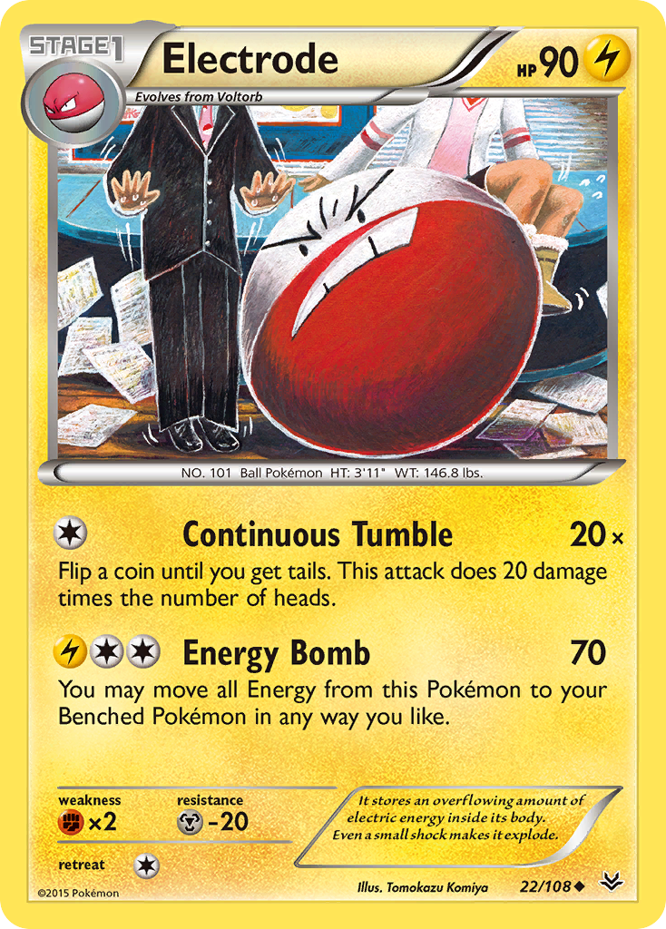 Electrode (22/108) [XY: Roaring Skies] | Golgari Games