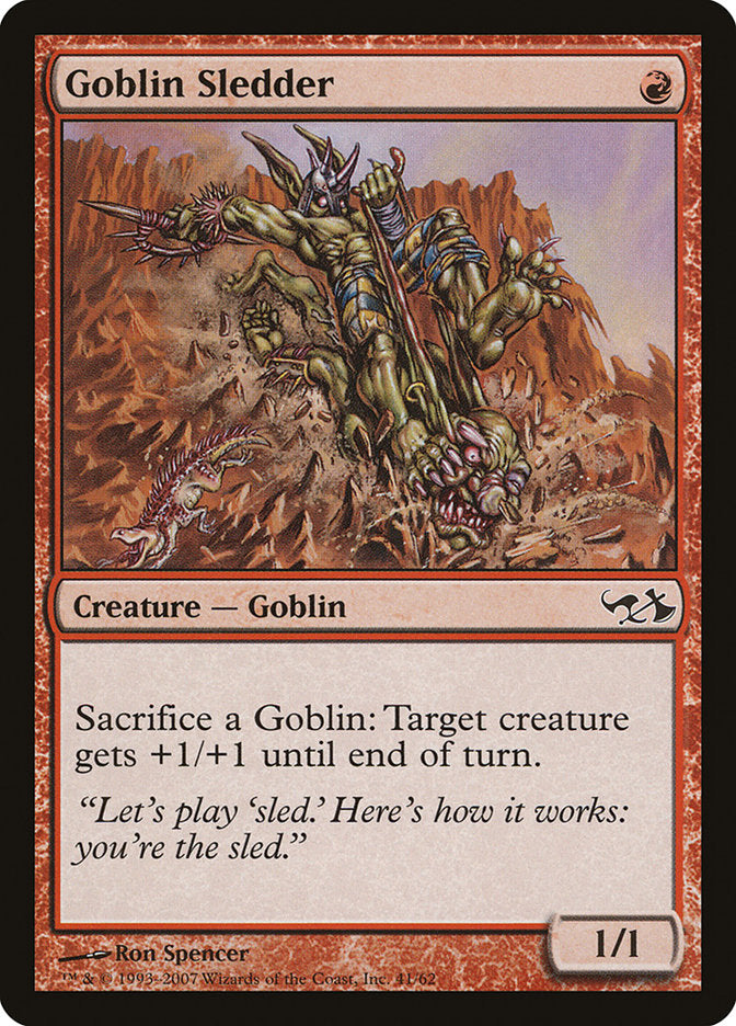 Goblin Sledder [Duel Decks: Elves vs. Goblins] | Local Legends