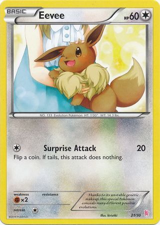 Eevee (21/30) [XY: Trainer Kit - Sylveon] | Golgari Games