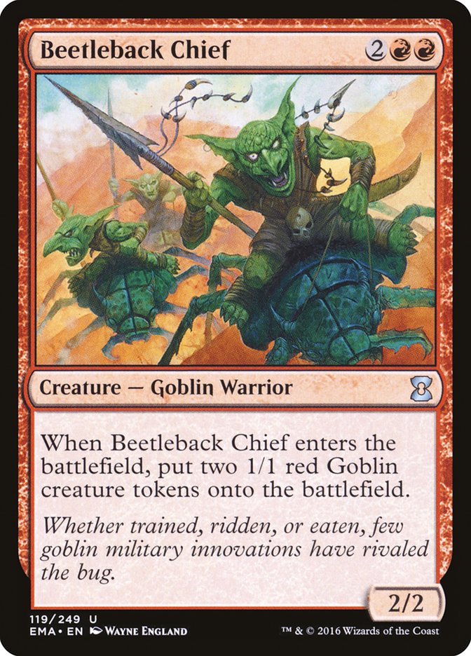 Beetleback Chief [Eternal Masters] | Golgari Games