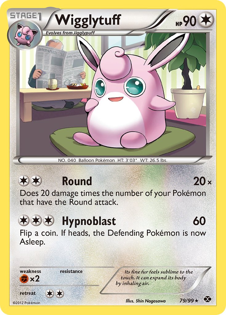 Wigglytuff (79/99) (Cosmos Holo) (Blister Exclusive) [Black & White: Next Destinies] | Golgari Games