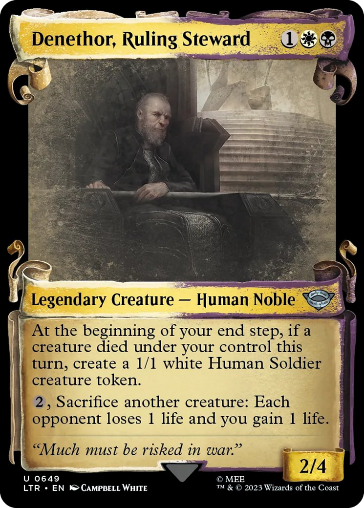 Denethor, Ruling Steward [The Lord of the Rings: Tales of Middle-Earth Showcase Scrolls] | Local Legends