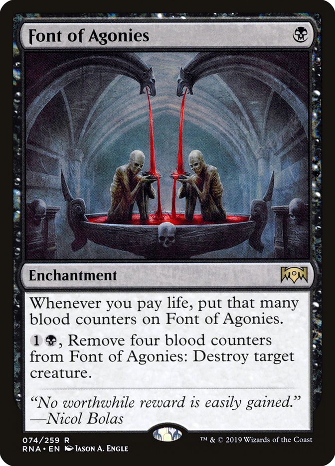 Font of Agonies [Ravnica Allegiance] | Golgari Games