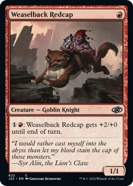 Weaselback Redcap [Jumpstart 2022] | Golgari Games