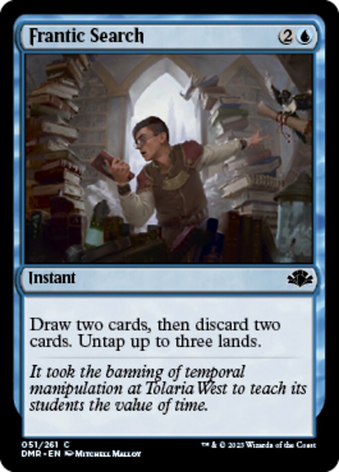 Frantic Search [Dominaria Remastered] | Local Legends