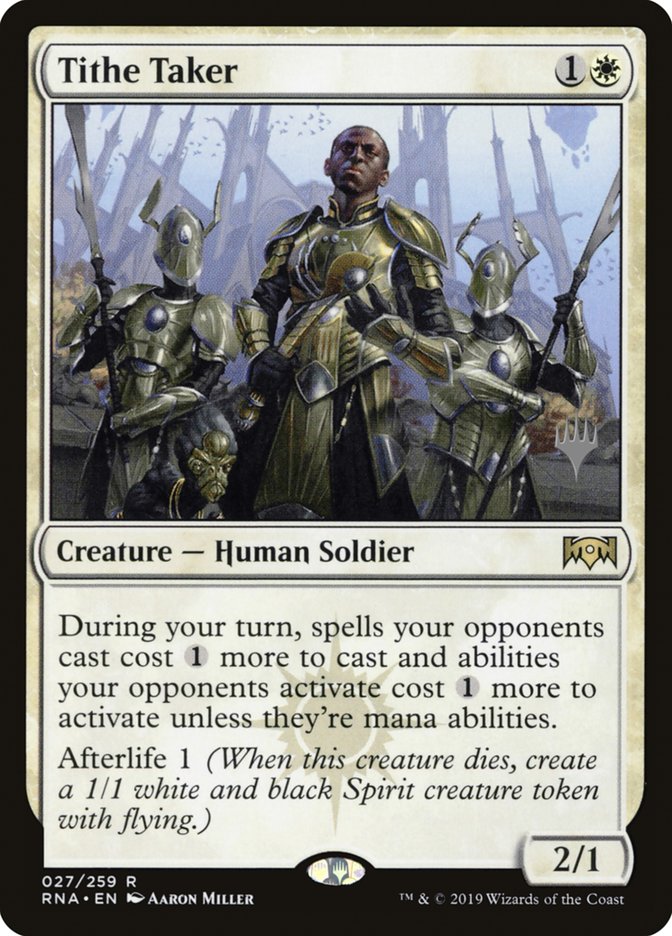 Tithe Taker (Promo Pack) [Ravnica Allegiance Promos] | Golgari Games