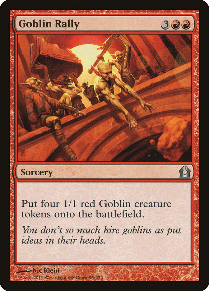 Goblin Rally [Return to Ravnica] | Local Legends