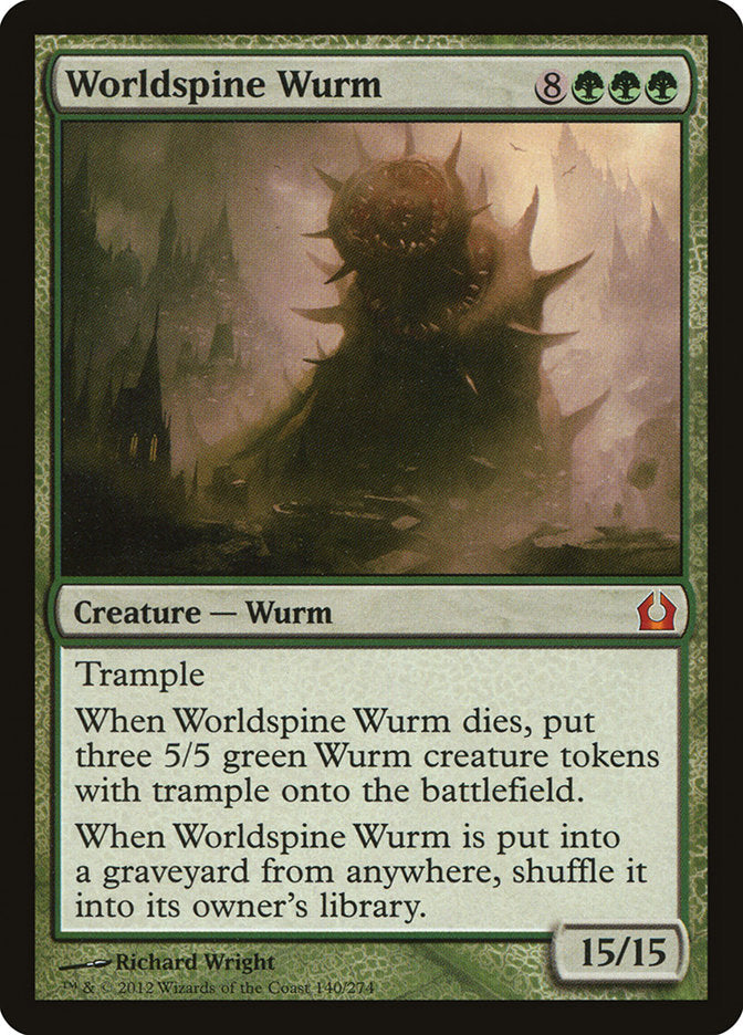 Worldspine Wurm [Return to Ravnica] | Golgari Games