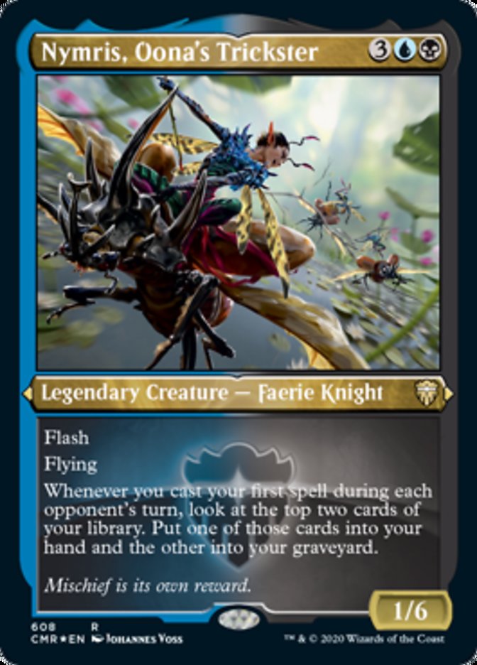 Nymris, Oona's Trickster (Etched) [Commander Legends] | Local Legends