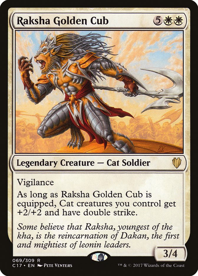 Raksha Golden Cub [Commander 2017] | Local Legends