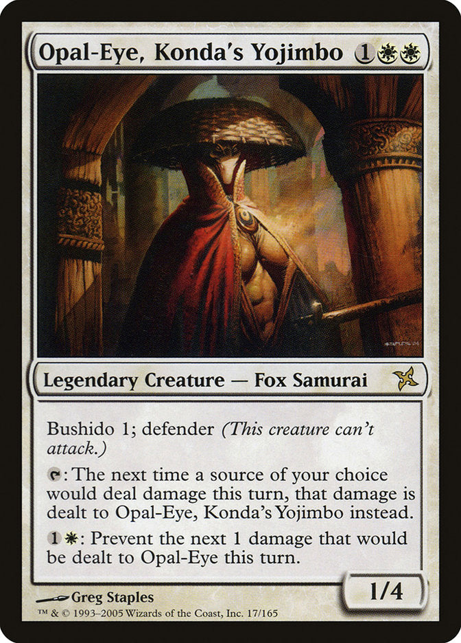 Opal-Eye, Konda's Yojimbo [Betrayers of Kamigawa] | Local Legends