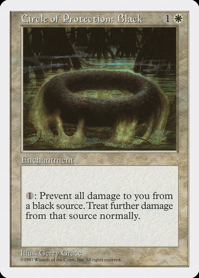 Circle of Protection: Black [Fifth Edition] | Local Legends