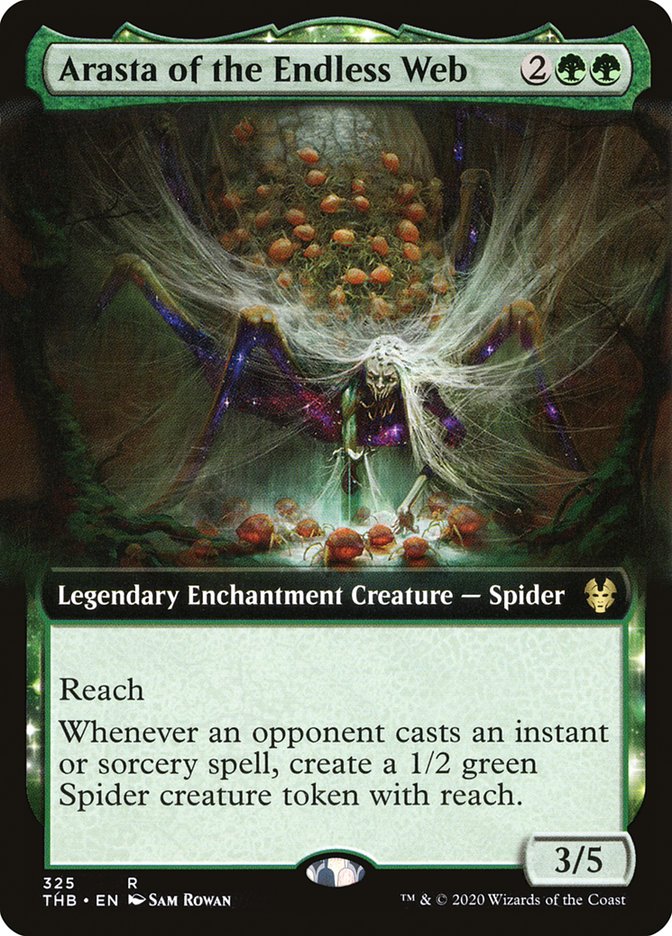 Arasta of the Endless Web (Extended Art) [Theros Beyond Death] | Golgari Games