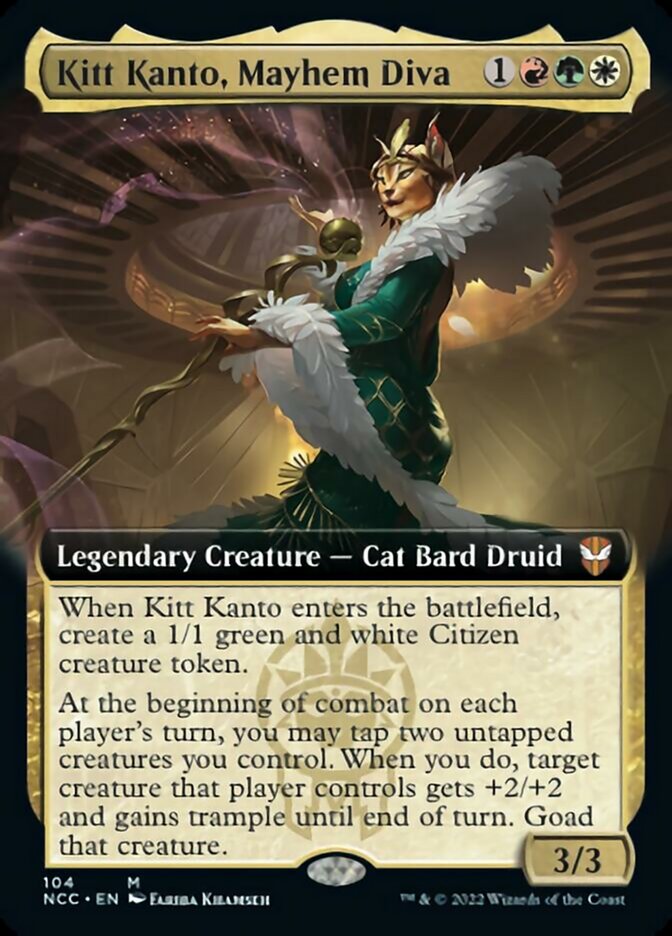 Kitt Kanto, Mayhem Diva (Extended Art) [Streets of New Capenna Commander] | Local Legends