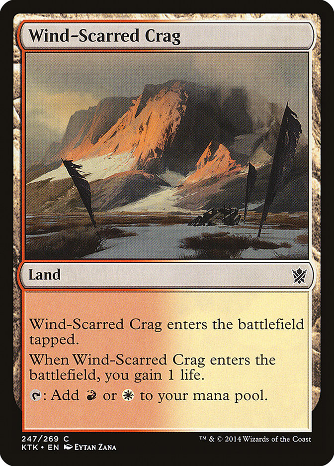 Wind-Scarred Crag [Khans of Tarkir] | Golgari Games